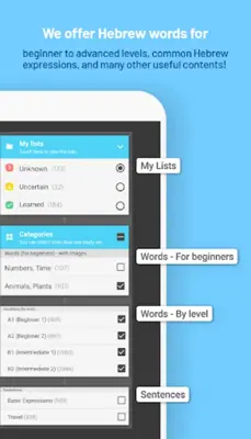 WordBit Hebrew (for English) android App screenshot 0